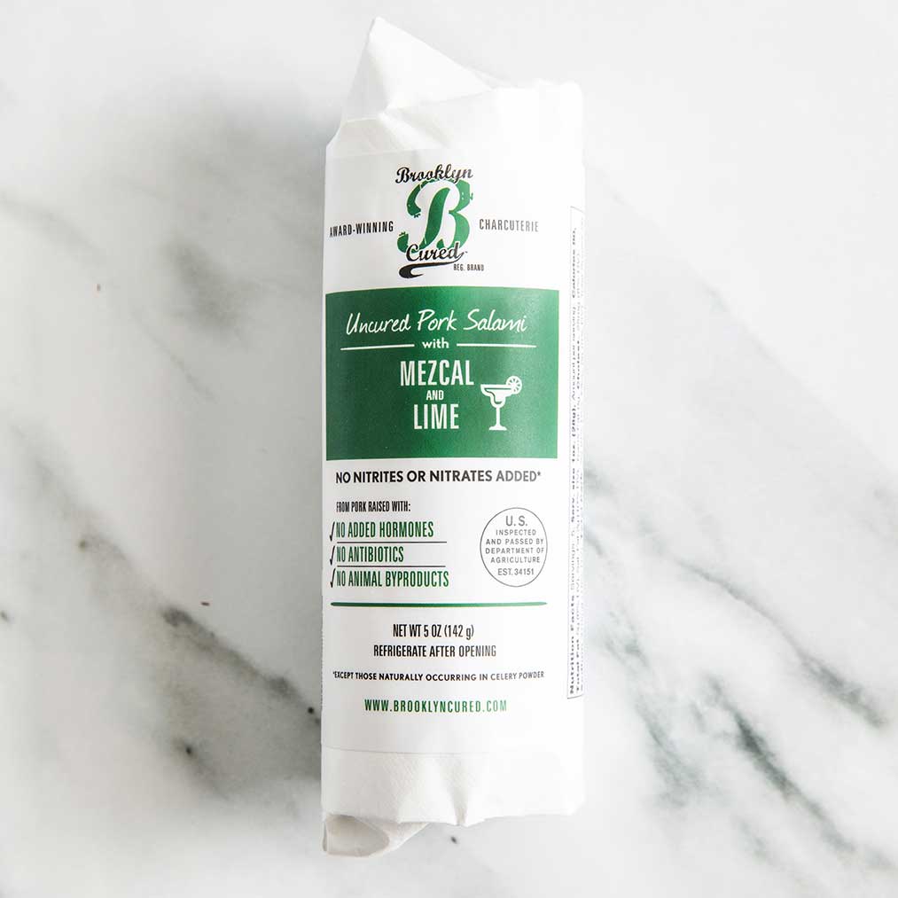 Salami with Mezcal & Lime