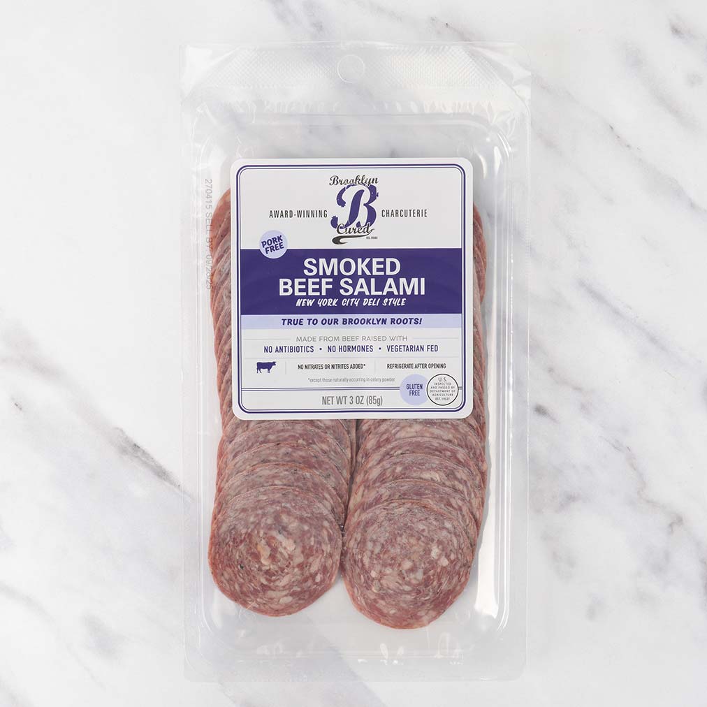 Smoked Beef Salami - Sliced NYC Deli Style