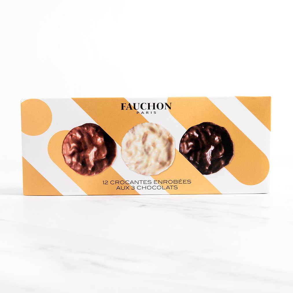 Crocantes Chocolate Coated French Cookies