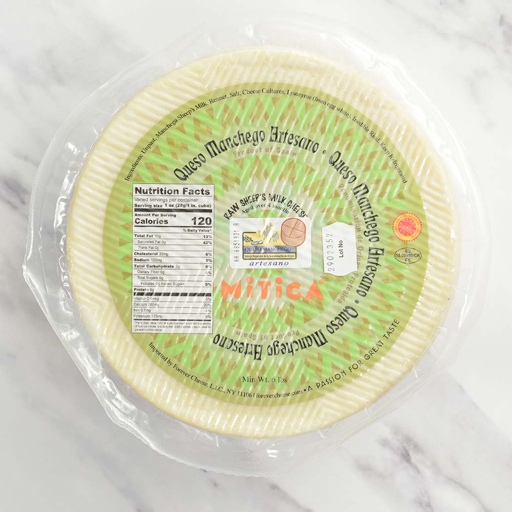 Manchego Cheese Aged 4 Months