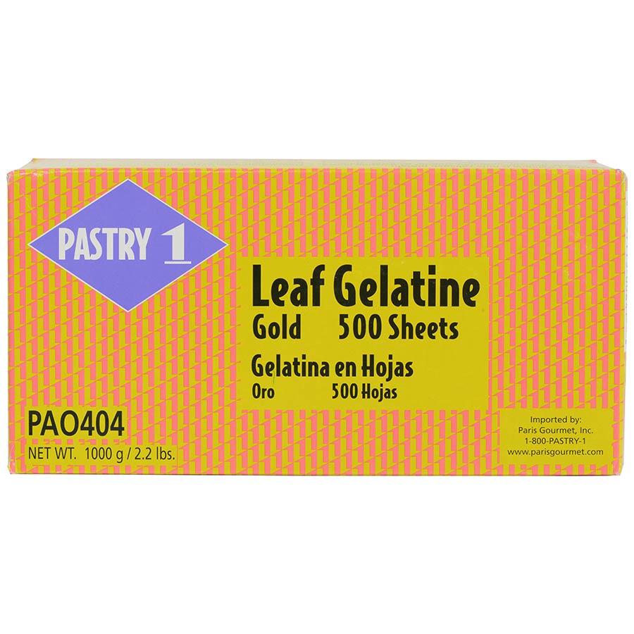 Gelatin Leaf Sheets - Gold