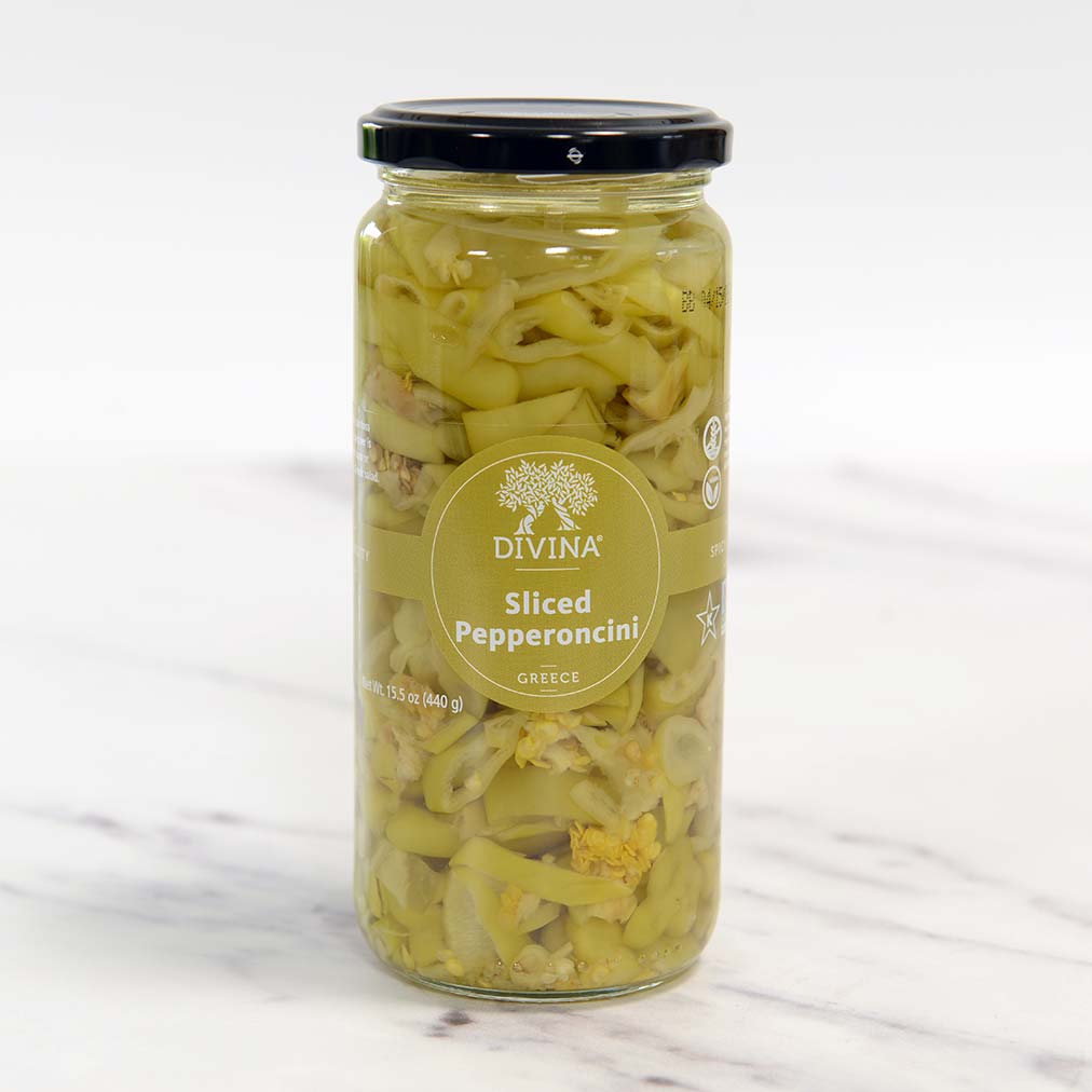 Greek Sliced Pepperoncini