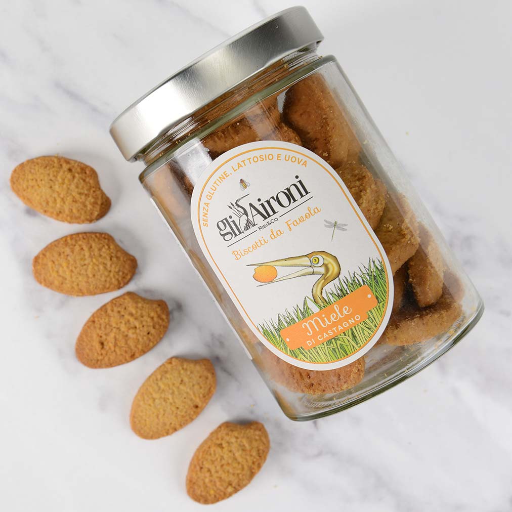 Biscotti di Riso Miele di Castagno - Rice Biscotti with Chestnut Honey