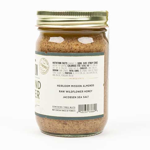 Almond Butter with Honey & Sea Salt