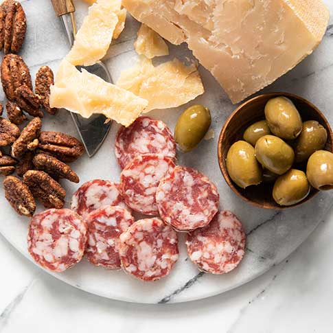 Salami with Rye Whiskey & Orange Zest