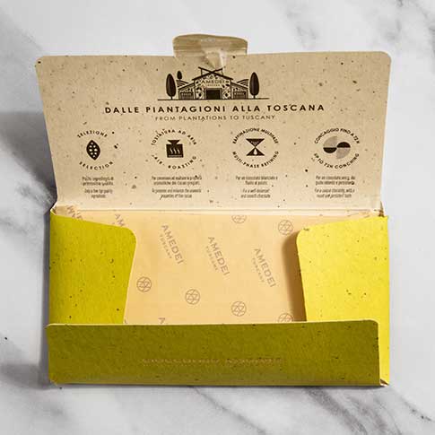 Toscano Pistacchio - White Chocolate Bar with DOP Bronte Green Pistachios