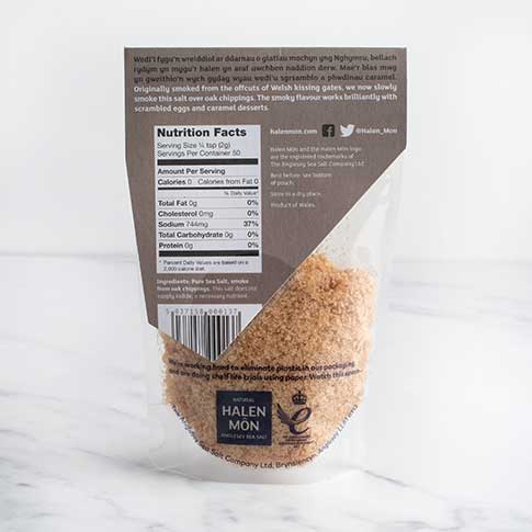 Anglesey Sea Salt DOP Smoked Over Welsh Oak