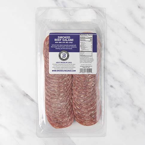 Smoked Beef Salami - Sliced NYC Deli Style