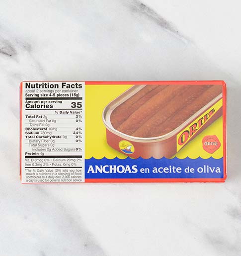 Spanish Anchovies in Olive Oil