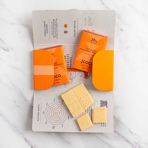 Cayenne Veracruz Orange in White Chocolate