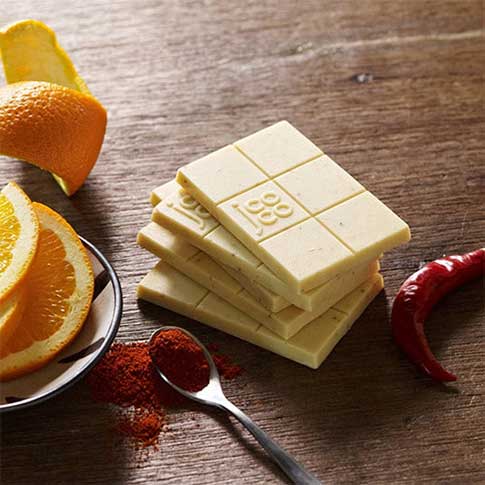 Cayenne Veracruz Orange in White Chocolate