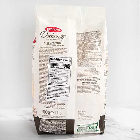 Bronze Die Cut Pasta