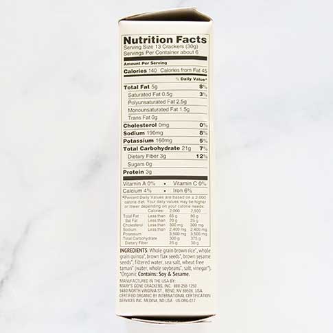 Mary's Gone Crackers