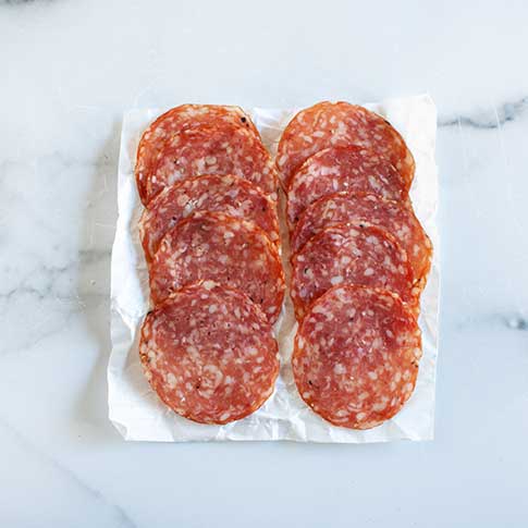 Milano Salami - Sliced