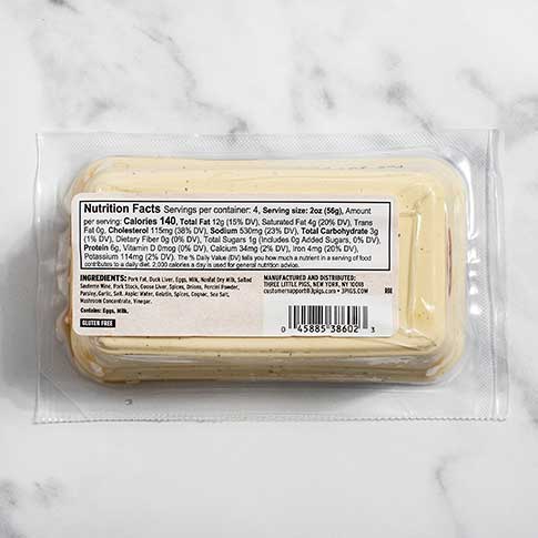 Pork, Duck Liver and Goose Liver Mousse