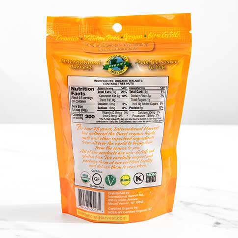 Organic Raw Walnut Halves