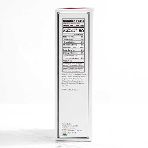 Olive Oil and Sel Gris Organic Sourdough Flatbreads