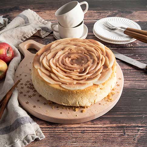 Caramel Apple Cheesecake