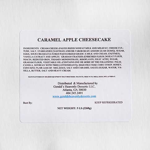 Caramel Apple Cheesecake