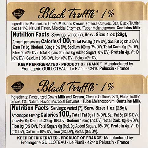 Fromager d'Affinois Cheese with Truffles