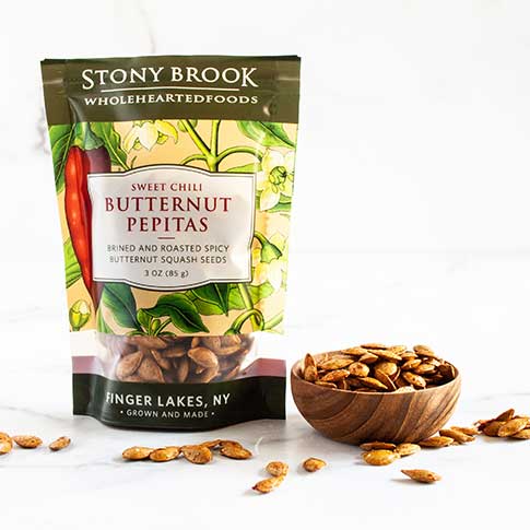 Sweet Chili Roasted Butternut Squash Seeds