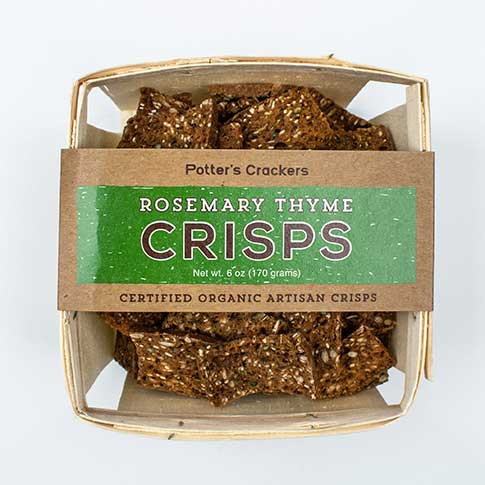 Rosemary Thyme Crisps in Farm Crate