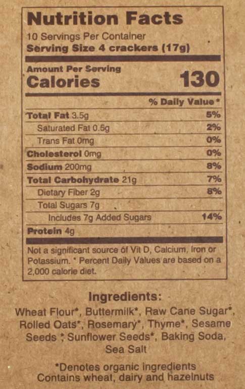 Rosemary Thyme Crisps in Farm Crate