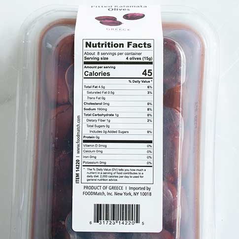 Organic Pitted Kalamata Olives