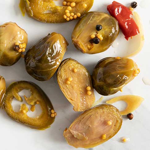 Sweet 'n Tangy Brussels Sprouts