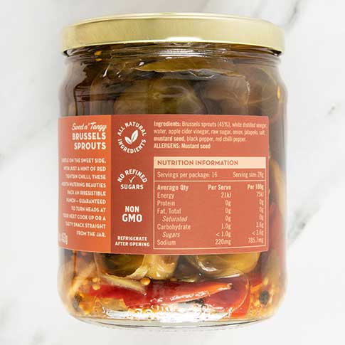 Sweet 'n Tangy Brussels Sprouts