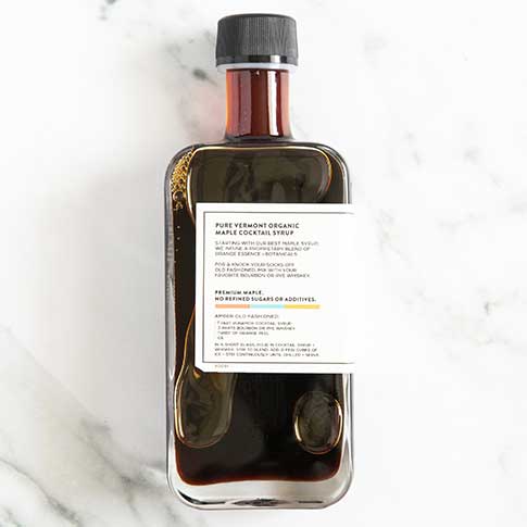 Maple Old Fashioned Cocktail Syrup
