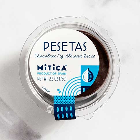 Pesetas - Spanish Chocolate Fig Almond Discs