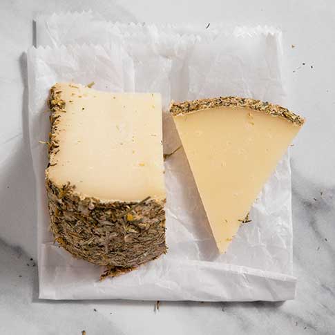 Pecorino Camomilla - Italian Sheep's Milk Cheese with Chamomile Flowers