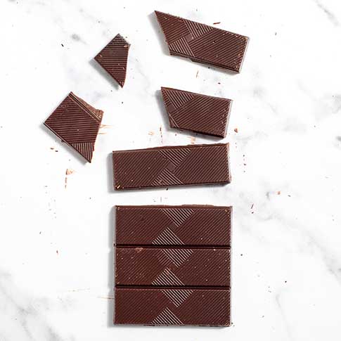 Belgian Dark Chocolate Bar with Pink Peppercorns