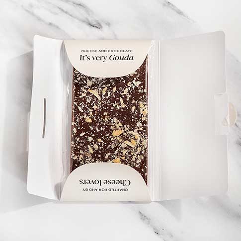 Gouda & Peppercorn Milk Chocolate Bar