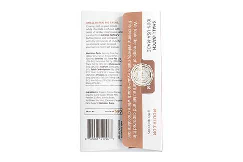 CAFE AU LAIT WHITE CHOCOLATE BAR