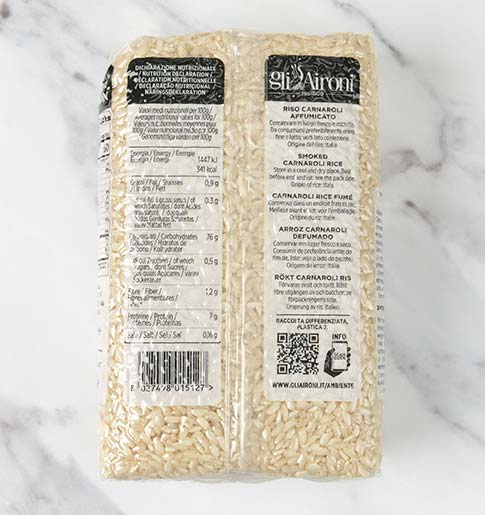 Smoked Italian Carnaroli Rice