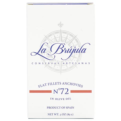 Anchovies Flat Fillets in Olive Oil