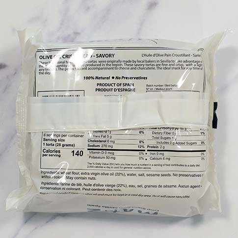 Tortas de Aciete with Extra Virgin Olive Oil and Salt