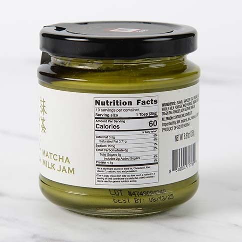 Matcha Milk Jam