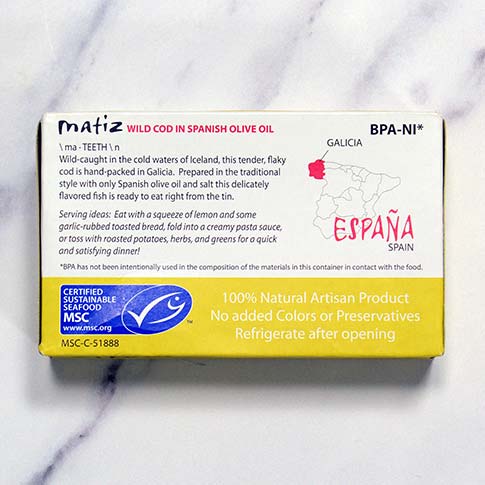 Wild Cod in Spanish Olive Oil