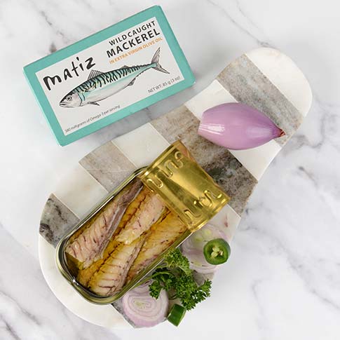 Wild Caught Mackerel in Extra Olive Oil