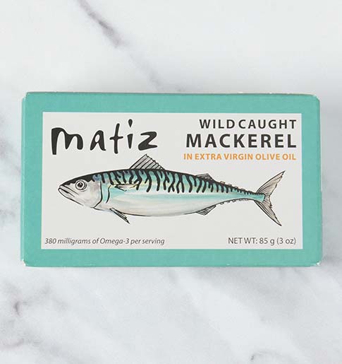 Wild Caught Mackerel in Extra Olive Oil