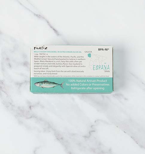 Wild Caught Mackerel in Extra Olive Oil