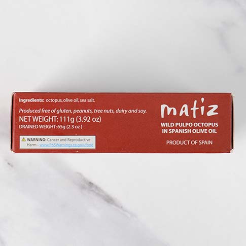 Wild Octopus in Spanish Olive Oil