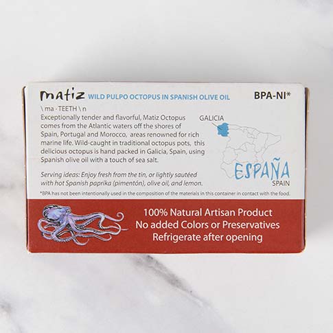 Wild Octopus in Spanish Olive Oil