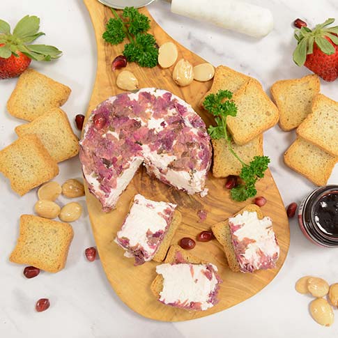 Tea Rose Goat Milk Cheese