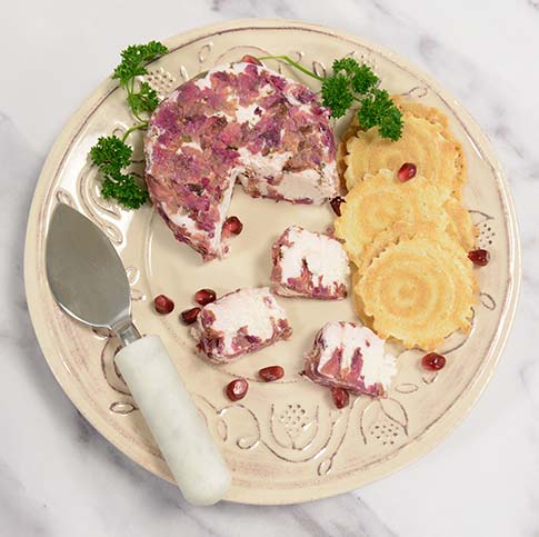 Tea Rose Goat Milk Cheese