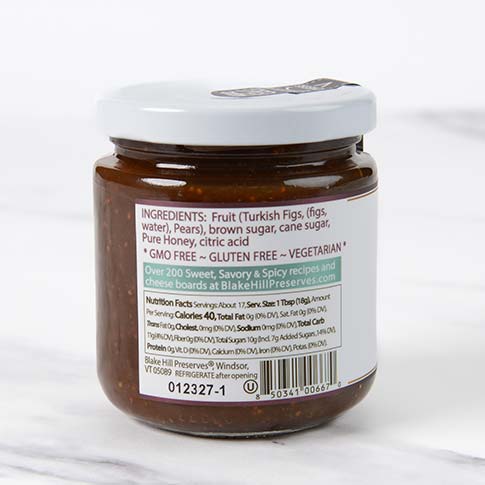 Caramelized Fig Preserves with Pear and Honey