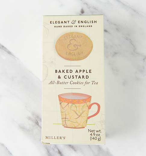 Baked Apple and Custard Tea Cookies